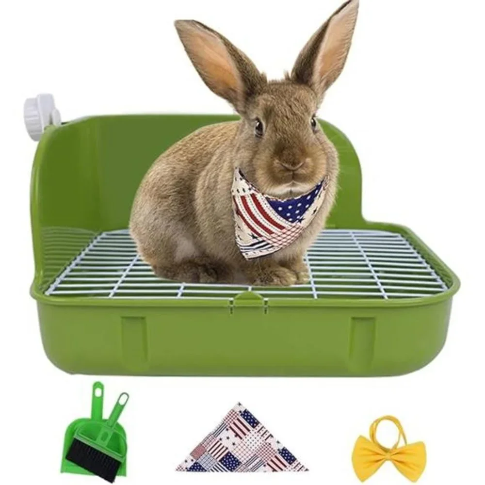 Small Animal Litter Pet Toilet Potty Trainer Corner Litter Bedding Box Pet Pan